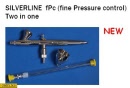 Harder & Steenbeck Aérographe Evolution Silverline FPC 0.15 + 0.4 mm Two in One STANDARD