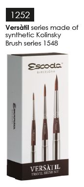 1252 Escoda travel brush set Versatil series