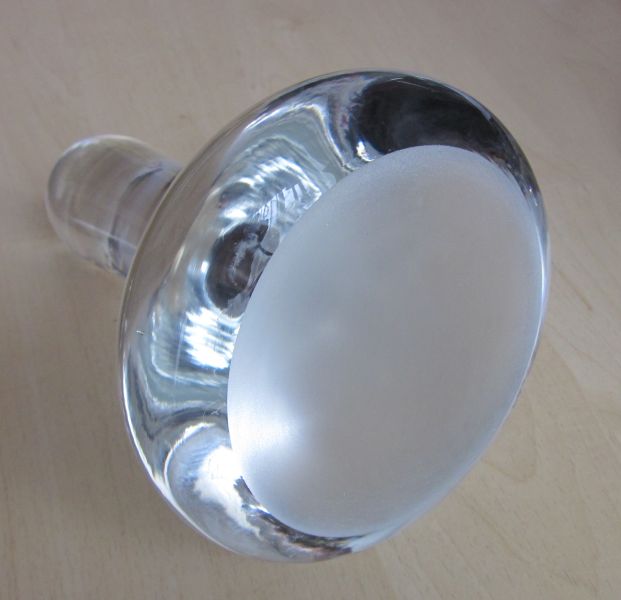 Glass Muller with handle, large