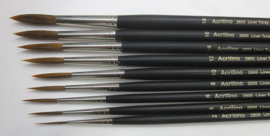 Acrilino 2800 Liner Prof mix Toray - Eekhoorn- letter- en marmerpenseel