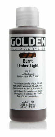 Golden Fluid Acrylics Burnt Umber