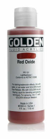 Golden Fluid Acrylics Red Oxide