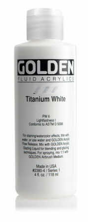 Golden Fluid Acrylics Titanium White