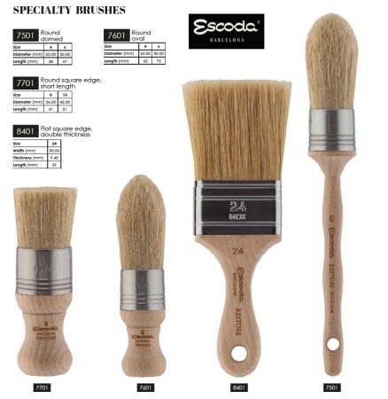restore specialty brushes chunking bristle escoda